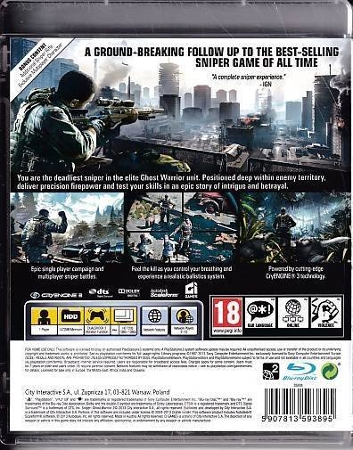 Sniper Ghost Warrior 2 - PS3 (B Grade) (Genbrug)